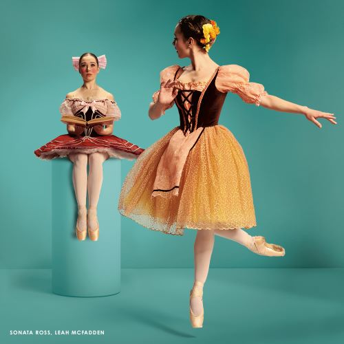 Coppelia Production Image Featuring Sonata Ross and Leah McFadden